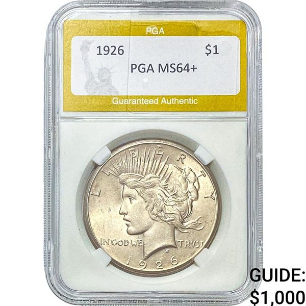 1926 Silver Peace Dollar PGA MS64+