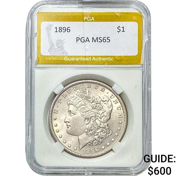 1896 Morgan Silver Dollar PGA MS65