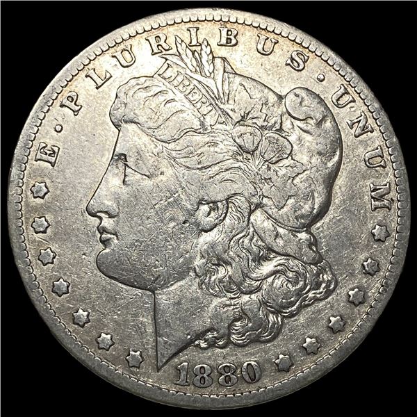 1880-CC Silver Morgan Dollar LIGHTLY  CIRCULATED