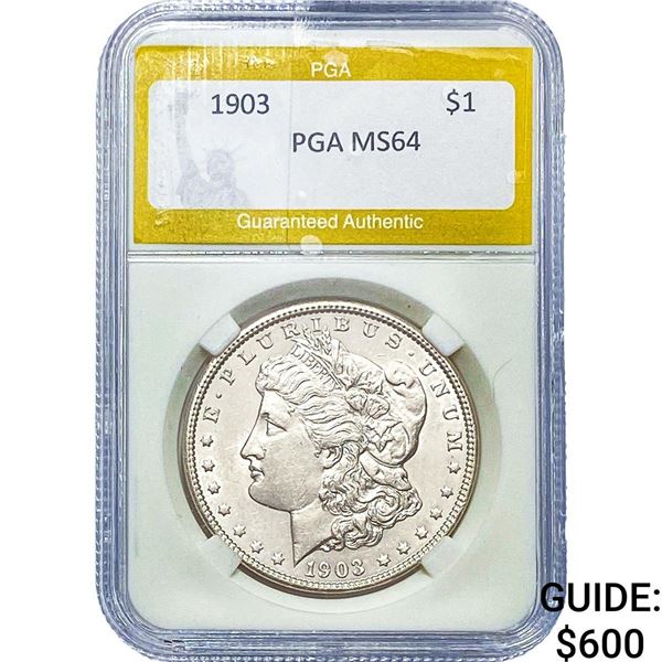 1903 Morgan Silver Dollar PGA MS64