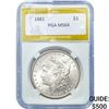 Image 1 : 1881 Morgan Silver Dollar PGA MS64
