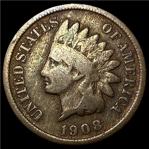 1908-S Indian Head Cent LIGHTLY CIRCULATED