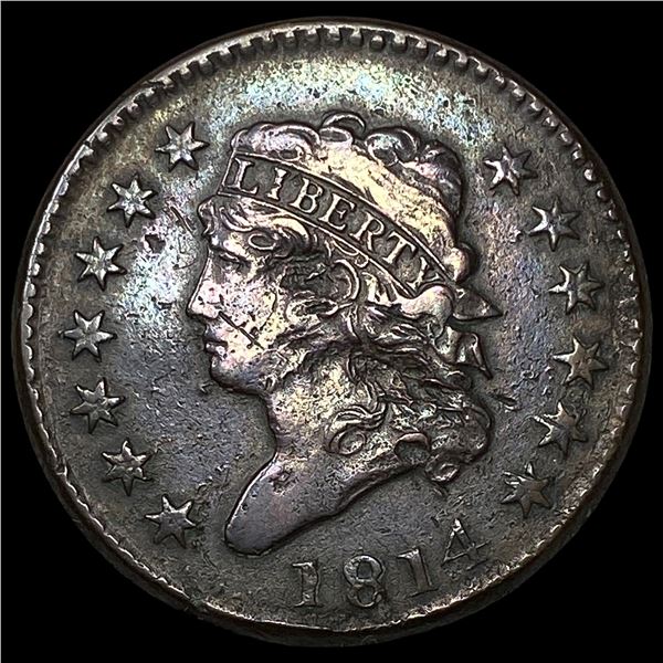 1814 Classic Head Large Cent NEARLY  UNCIRCULATED