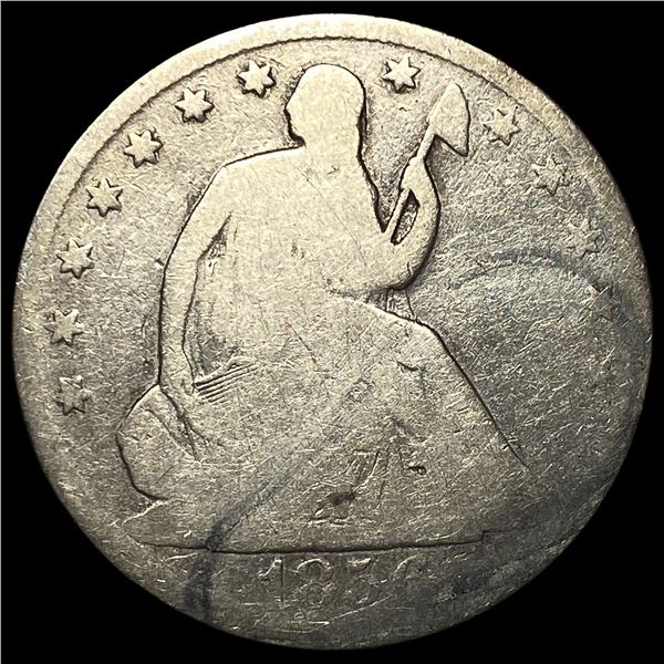 1856-O Silver Seated Liberty Half Dollar NICELY CIRCULATED