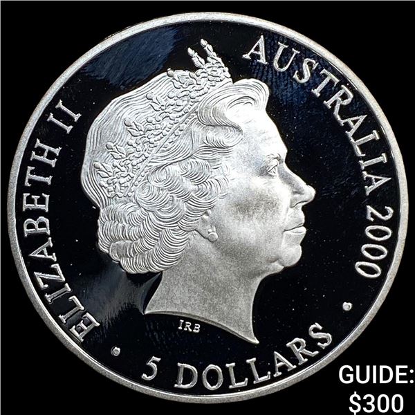 2000 Austrailia Silver $5 Proof 1.0161oz ASW