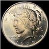 Image 1 : 1925 Silver Peace Dollar CHOICE BU