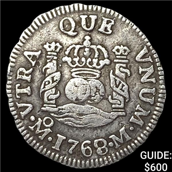 1764/7-M Mexico Charles III Silver 1/2 Real