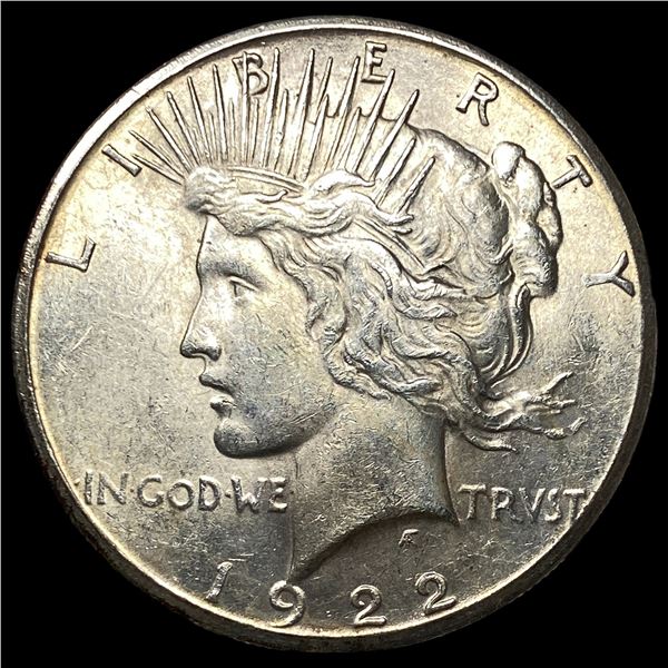 1922-S Silver Peace Dollar CHOICE AU
