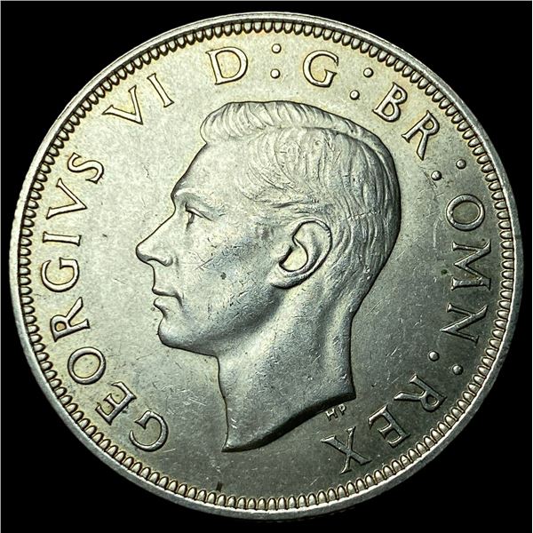 1944 Great Britain Silver Half Crown