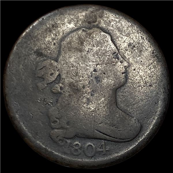 1804 Draped Bust Half Cent NICELY CIRCULATED