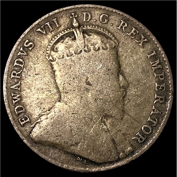 1907 Canada Silver 10 Cents