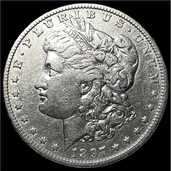 1897-O Silver Morgan Dollar NEARLY  UNCIRCULATED