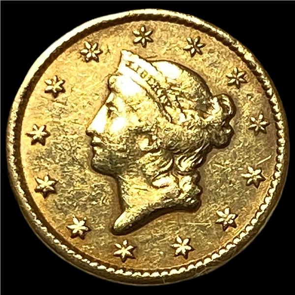 1849 Gold $1 Liberty Head Type 1 HIGH GRADE