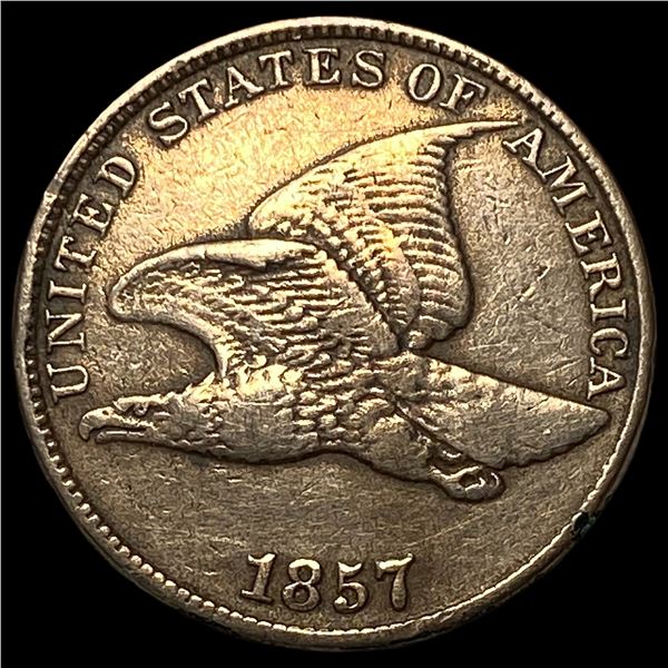 1857 Flying Eagle Cent CHOICE AU