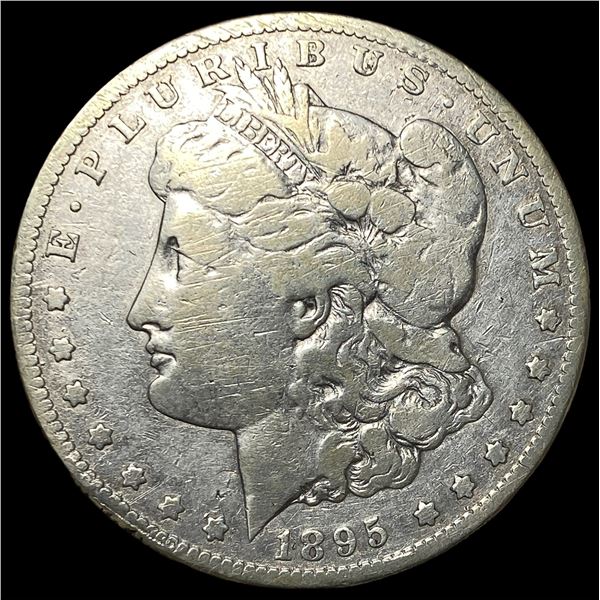 1895-S Silver Morgan Dollar NEARLY  UNCIRCULATED