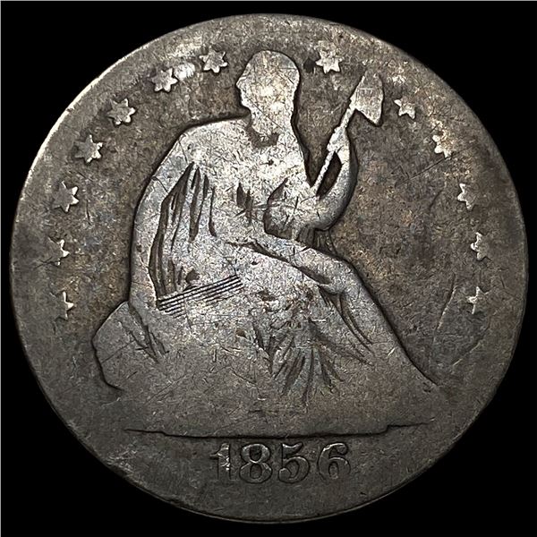 1856-O Silver Seated Liberty Half Dollar NICELY CIRCULATED