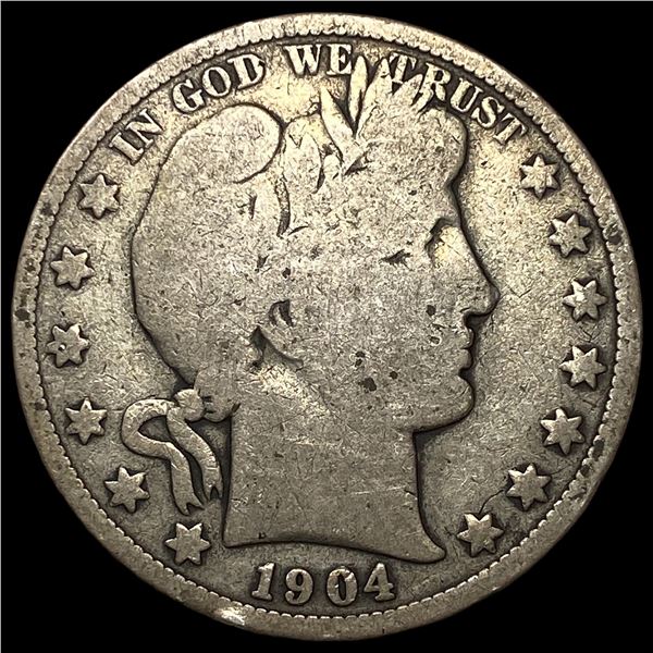 1904-O Silver Barber Half Dollar UNCIRCULATED