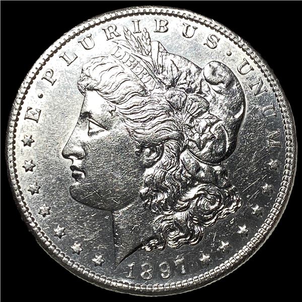 1897-S Silver Morgan Dollar CHOICE BU