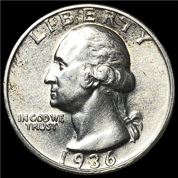 1936-D Silver Washington Quarter HIGH GRADE