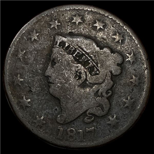 1817 Coronet Head Large Cent NICELY  CIRCULATED