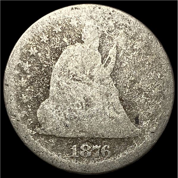 1876-S Silver Quarter NICELY CIRCULATED
