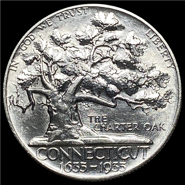 1935 SilverConnecticut Half Dollar GEM BU