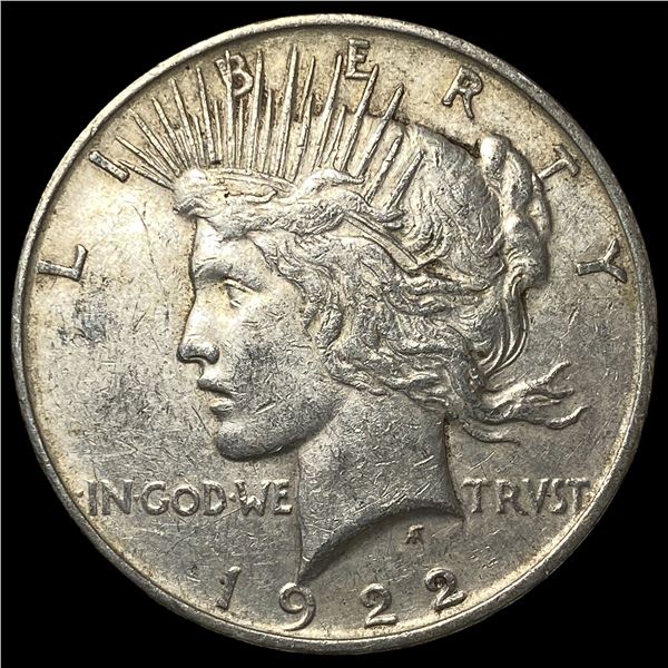 1922-D Silver Peace Dollar CHOICE AU