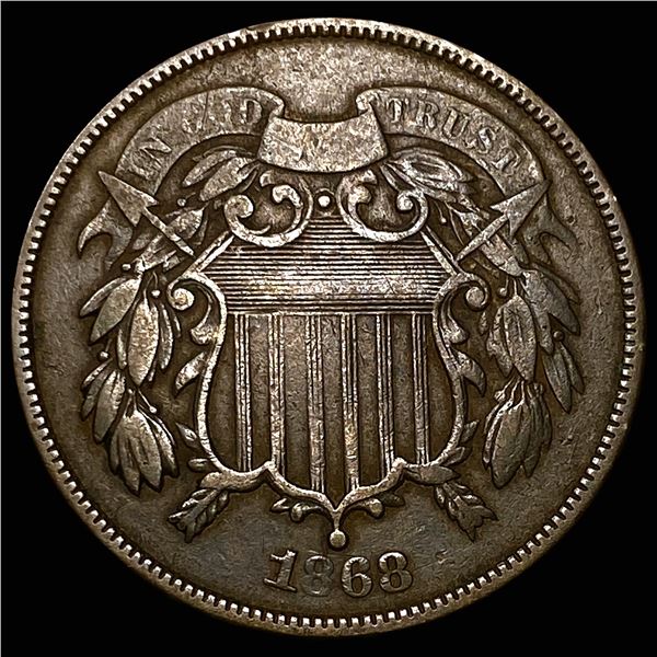 1868 Two-Cent Piece CLOSELY UNCIRCULATED