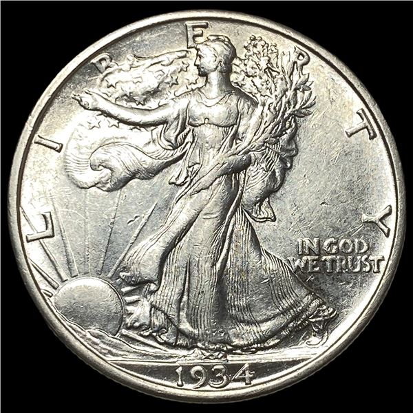 1934-S Silver Walking Liberty Half Dollar  UNCIRCULATED