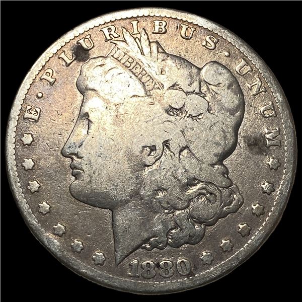 1880-S Morgan Silver Dollar LIGHTLY CIRCULATED
