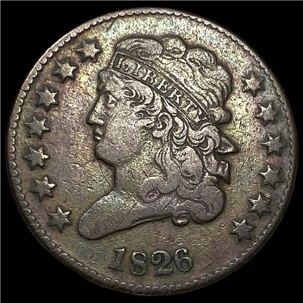 1826 Classic Head Half Cent CLOSELY UNCIRCULATED