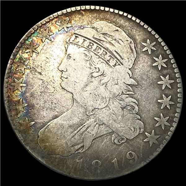 1819 Capped Bust Half Dollar LIGHTLY  CIRCULATED