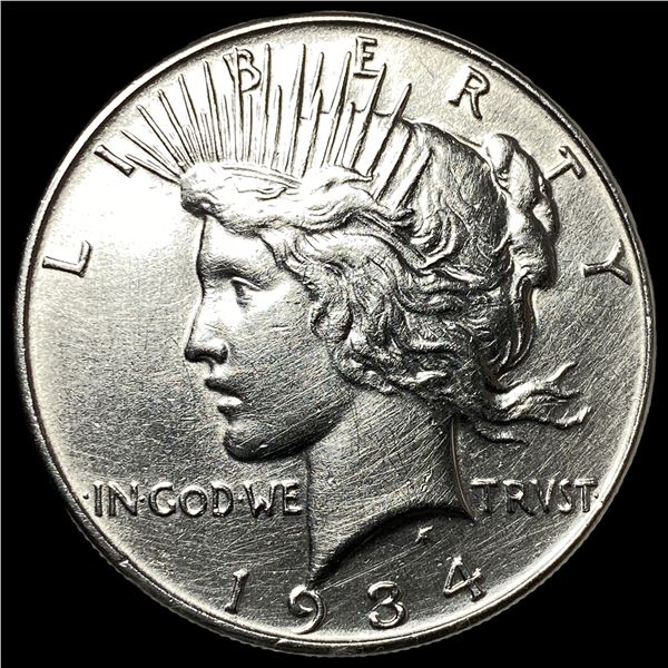 1934 Silver Peace Dollar CHOICE BU
