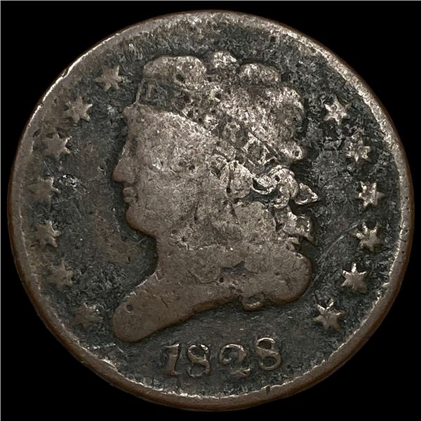1828 Classic Head Half Cent NICELY CIRCULATED