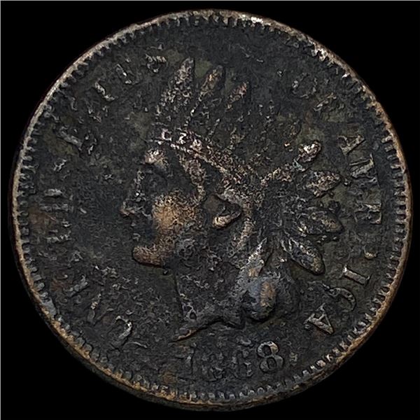 1868 Indian Head Cent CLOSELY UNCIRCULATED