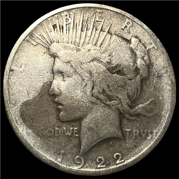 1922 Silver Peace Dollar NICELY CIRCULATED