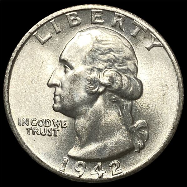 1942-S Silver Washington Quarter UNCIRCULATED