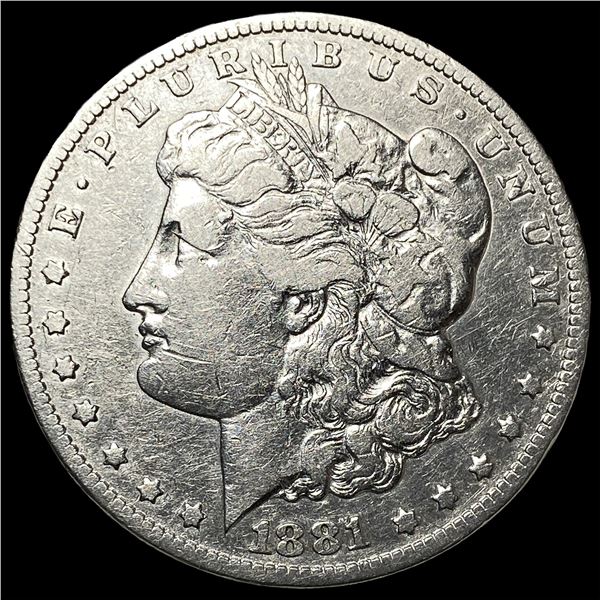1881-CC Morgan Silver Dollar NEARLY  UNCIRCULATED