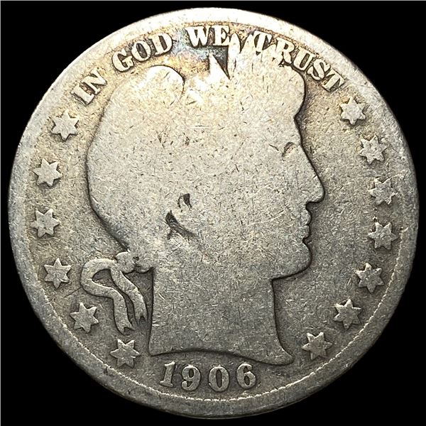 1906 Barber Half Dollar NICELY CIRCULATED