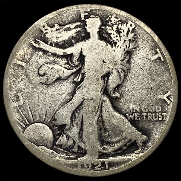 1921-S Silver Walking Liberty Half Dollar  NICELY CIRCULATED
