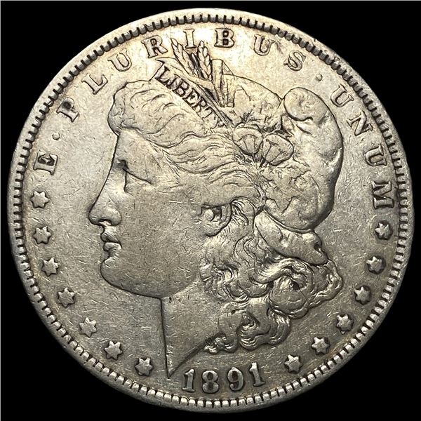 1891-O Silver Morgan Dollar NEARLY  UNCIRCULATED
