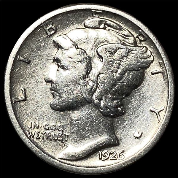 1926-S Silver Mercury Dime CHOICE AU