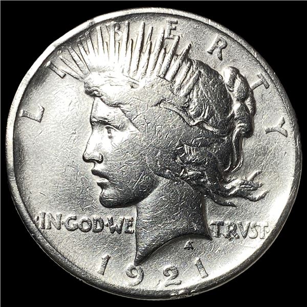1921 Silver Peace Dollar NEARLY UNCIRCULATED