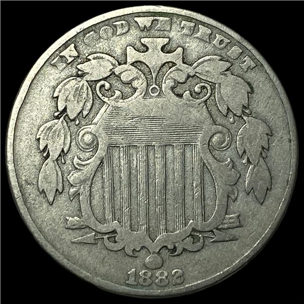 1882 Shield Nickel LIGHTLY CIRCULATED