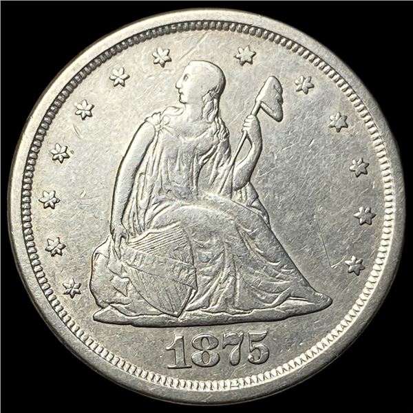 1875-S Silver Twenty-Cent Piece CLOSELY UNCIRCULATED