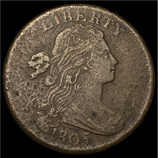 1805 Draped Bust Large Cent NEARLY UNCIRCULATED