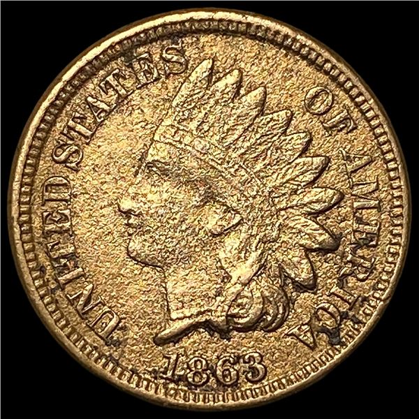1863 Indian Head Cent HIGH GRADE
