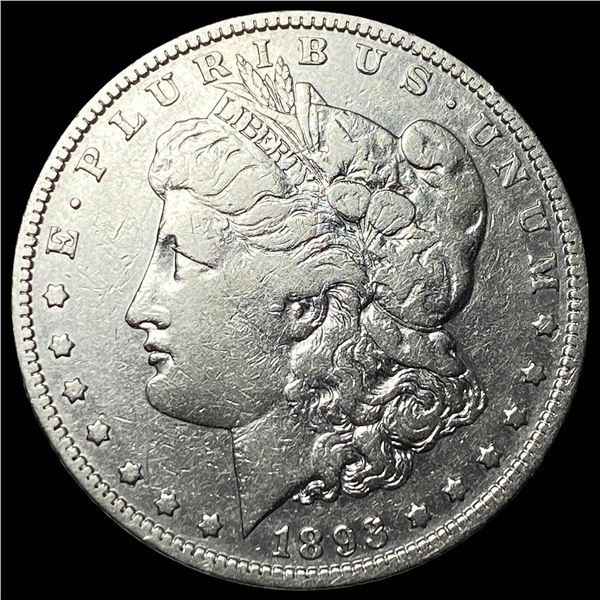 1893 Silver Morgan Dollar NEARLY UNCIRCULATED