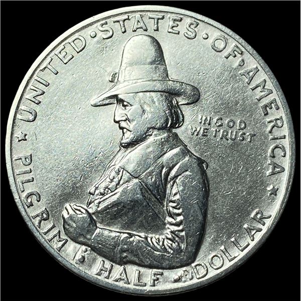 1920 Silver Pilgrim Half Dollar GEM BU