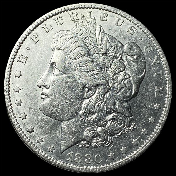 1880-O Micro O Morgan Silver Dollar CLOSELY UNCIRCULATED